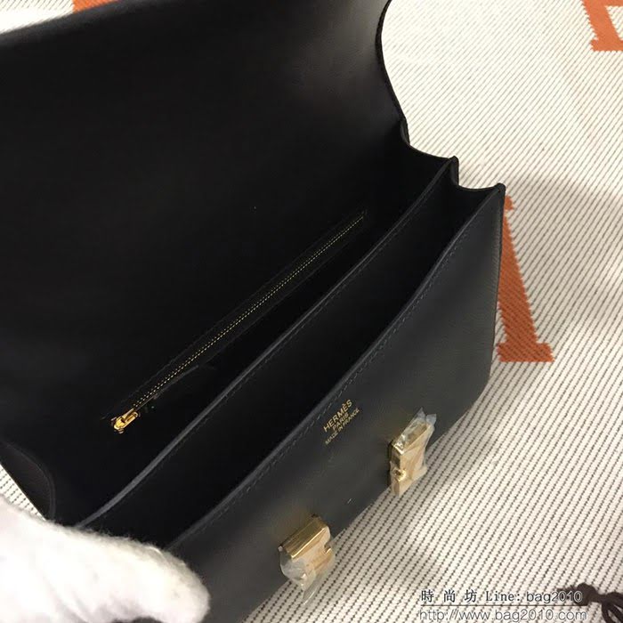 HERMES愛馬仕 H空姐包 進口原廠EP皮 頂級蜜蠟製作 街拍必備單品 風衣灰金銀 單肩斜挎包  Ama1582